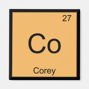 Aimant Élément de chimie du nom de Corey Tableau périodiq