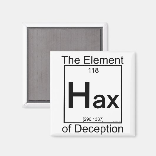 Aimant Élément HAX (Recto/Verso)