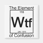 Aimant Élément WTF (Devant)