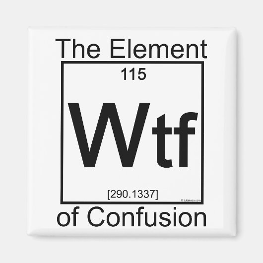 Aimant Élément WTF (Devant)