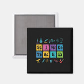 Aimant Éléments de chimie des enseignants en sciences Tab (Recto/Verso)