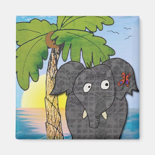 Aimant éléphant (Devant)