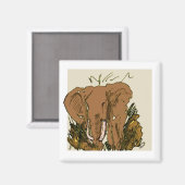 Aimant éléphant (Recto/Verso)