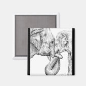 Aimant Eléphant (Recto/Verso)