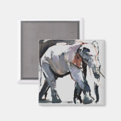 Aimant Eléphant africain 2012 (Recto/Verso)