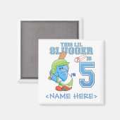 Aimant Elephant Baseball 5e anniversaire (Recto/Verso)