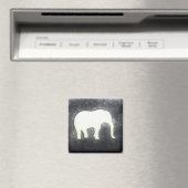 Aimant Eléphant blanchi (In Situ (Lave-vaisselle))