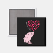 Aimant Elephant Coeur Ruban Cerveau Aneurysme Sensibilisa (Recto/Verso)
