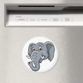 Aimant Eléphant de dessin (In Situ (Lave-vaisselle))