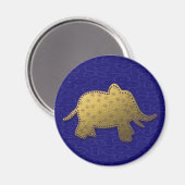 Aimant éléphant en or (Recto/Verso)