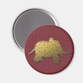 Aimant éléphant en or (Recto/Verso)