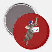 Aimant Eléphant GOP (Recto/Verso)
