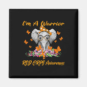 Aimant Elephant I'm A Warrior RSD RCPS Sensibilisation (Devant)