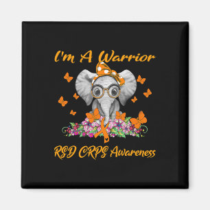Aimant Elephant I'm A Warrior RSD RCPS Sensibilisation