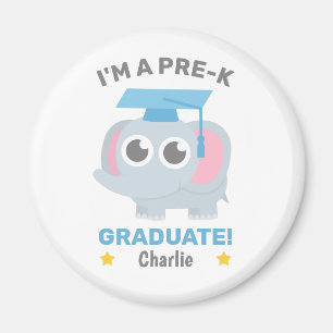Aimant Éléphant, je suis un diplômé de pré-maternelle, pe
