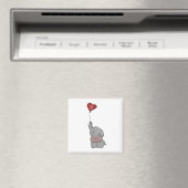 Aimant Eléphant mignon (In Situ (Lave-vaisselle))