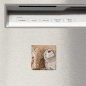 Aimant Elephant Plush Toy et Teddy Bear Friends (In Situ (Lave-vaisselle))