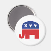 Aimant Eléphant républicain mort (Recto/Verso)