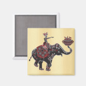 Aimant Elephant Rider (Recto/Verso)