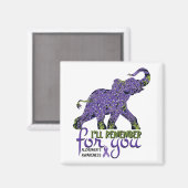 Aimant Éléphant Se Souvenir Pour Vous Heimerheimer Heimer (Recto/Verso)