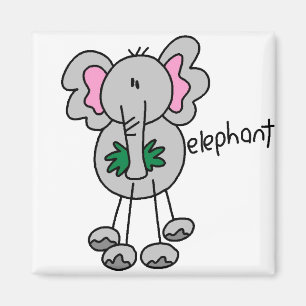 Aimant Eléphant Stick