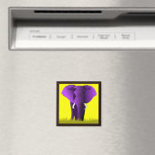Aimant Eléphant Violet (In Situ (Lave-vaisselle))