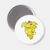 Aimant Eléphante jaune (Recto/Verso)