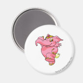 Aimant Elephante rose (Recto/Verso)