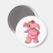 Aimant Elephante rose (Recto/Verso)