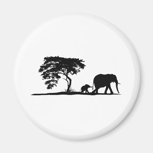 Aimant Eléphants (Devant)