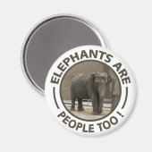 Aimant ÉLÉPHANTS (Recto/Verso)