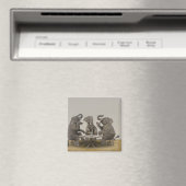 Aimant Elephants having tea party (In Situ (Lave-vaisselle))