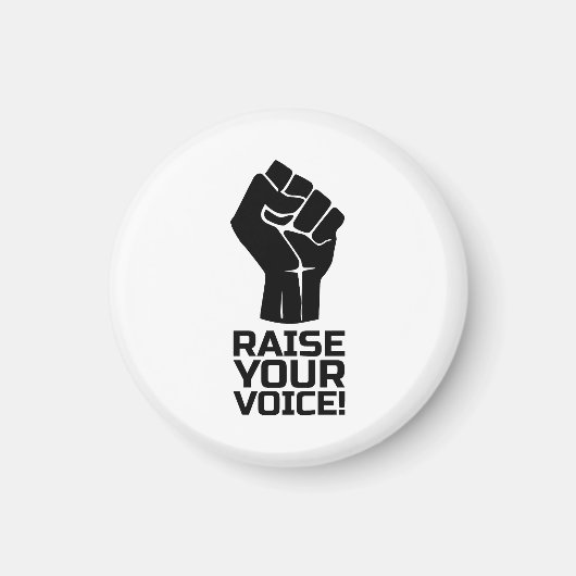 Aimant Élevez Votre Voix 1 B (Devant)