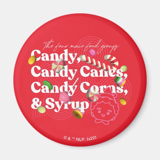 Aimant Elf the Movie | The Four Main Food Groups (Devant)