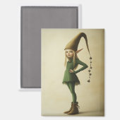 Aimant Elfe forestier enchanté (Recto/Verso)