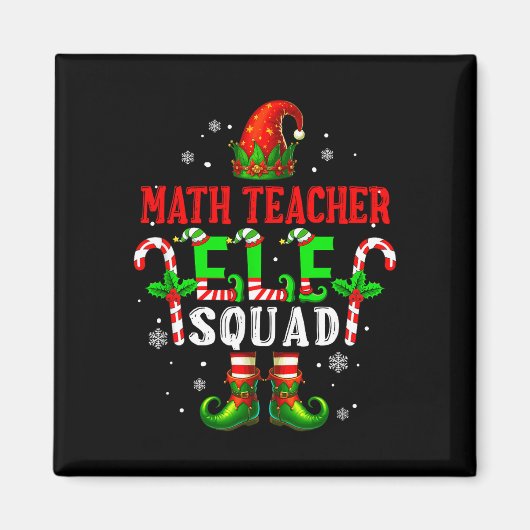 Aimant Elfe professeur de mathématiques équipe chapeau d' (Devant)