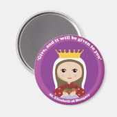 Aimant Élisabeth de Hongrie (Recto/Verso)