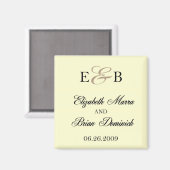 Aimant elizabeth et brian ivoire (Recto/Verso)