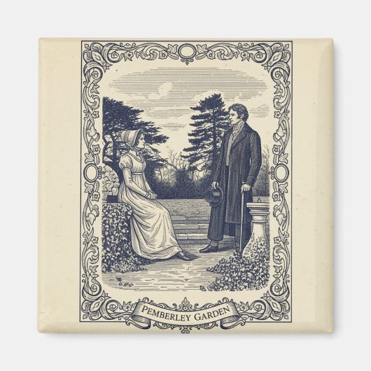 Aimant Elizabeth et Darcy à Pemberley (Devant)