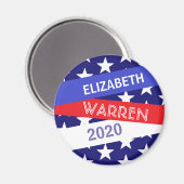 Aimant Elizabeth Warren pour la présidente 2020 politique (Recto/Verso)
