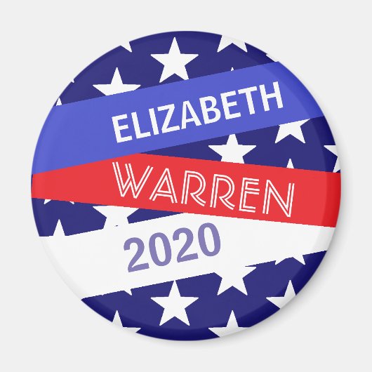 Aimant Elizabeth Warren pour la présidente 2020 politique (Devant)