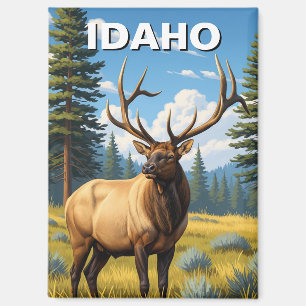 Aimant Elk dans l'Idaho