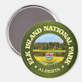 Aimant Elk Island NP (Recto/Verso)