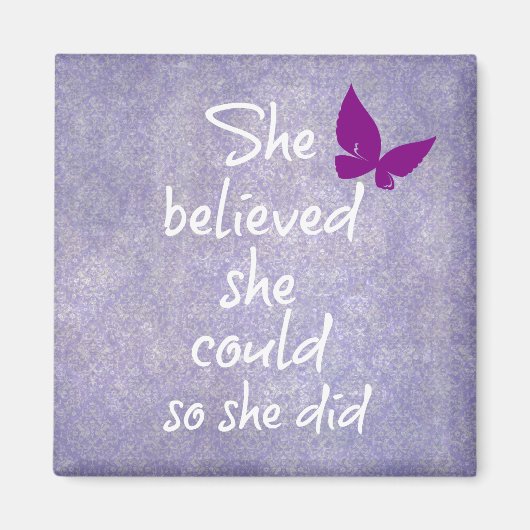 Aimant Elle croyait qu'elle le pouvait pour qu'elle fasse (Devant)