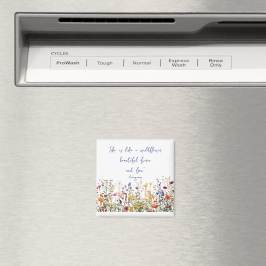 Aimant Elle est comme un Fleur sauvage (In Situ (Lave-vaisselle))