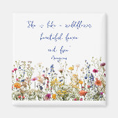 Aimant Elle est comme un Fleur sauvage (Devant)