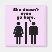 Aimant Elle n'y va même pas (Devant)