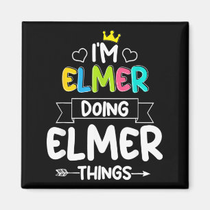 Aimant Elmer Faisant des Choses d'Elmer Citation Drôle d'