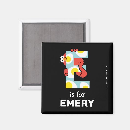 Aimant Elmo Alphabet | E OE (Recto/Verso)