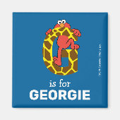 Aimant Elmo Alphabet | G Giraffe (Devant)